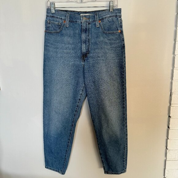Levi's Denim - Levi's High Waisted Mom Jeans Straight Leg Cotton Denim Size 29